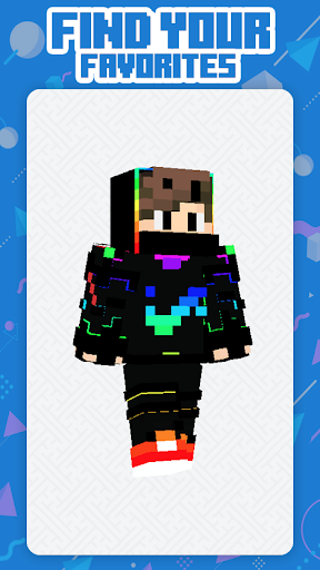 Neon Squad Skin Minecraft Screen 3