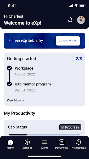Android application My eXp screenshort
