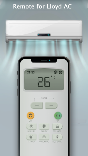 Android application Remote for Lloyd AC screenshort