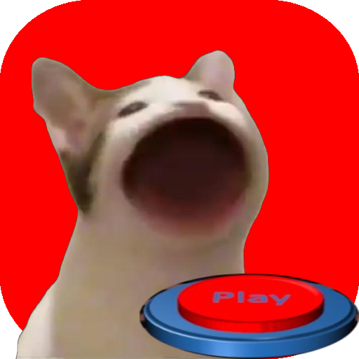 Pop cat meme button