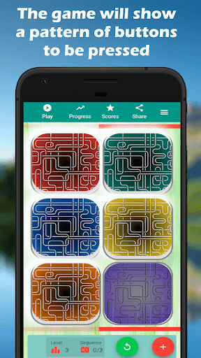 Memory Training Game Screen 2