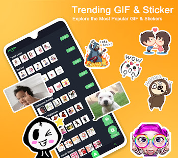 u2764ufe0fEmoji keyboard - Cute Emoticons, GIF, Stickers 3.4.3416 screenshots 3