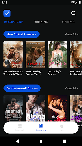 Android application MuseNovel screenshort