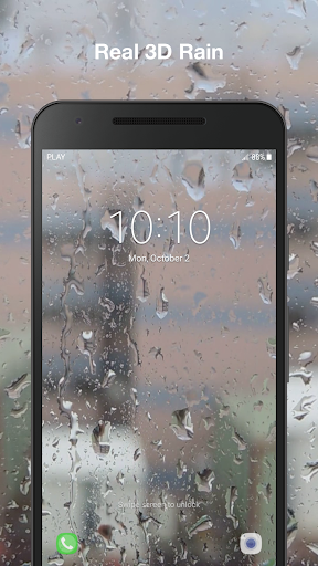 Raindrops Live Wallpaper Screen 3