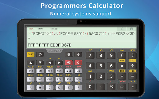Champ Scientific Calculator Screenshot