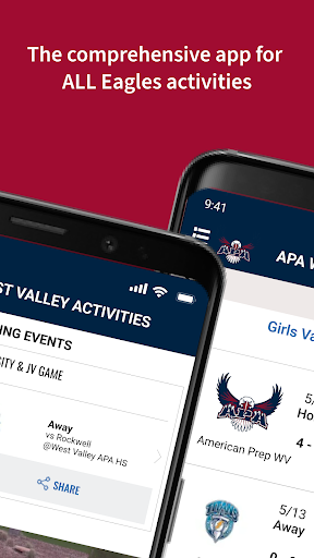 APA West Valley Activities Screen 2
