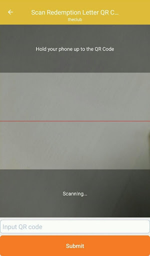 The Club QR Reader Screen 3