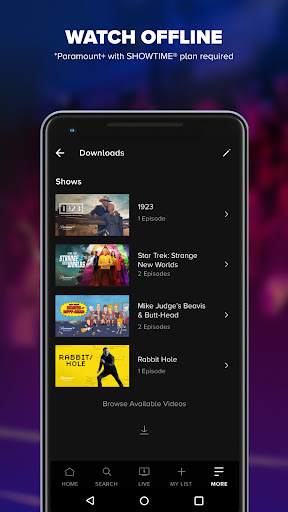 Paramount+ screenshot