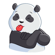?Cute Panda Stickers  - WAStickerApps?