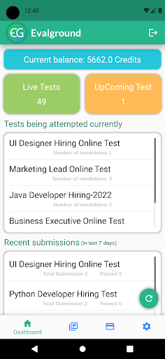 Evalground Screen 2