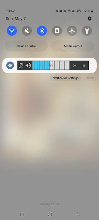 Volume Control in Status Bar - 1.30 - (Android)