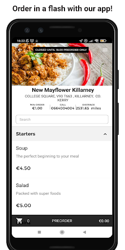 Android application New Mayflower Killarney screenshort