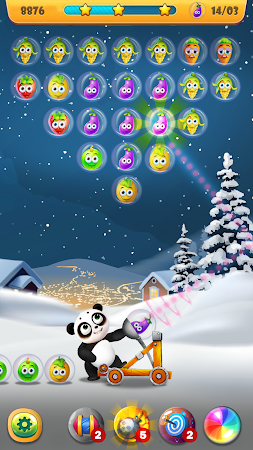 Game screenshot Panda Fruit Bubble Pop Shoot apk download
