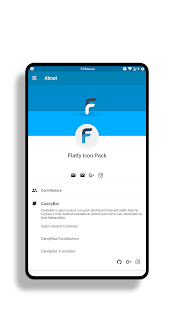 Flatty – Screenshot des Symbolpakets