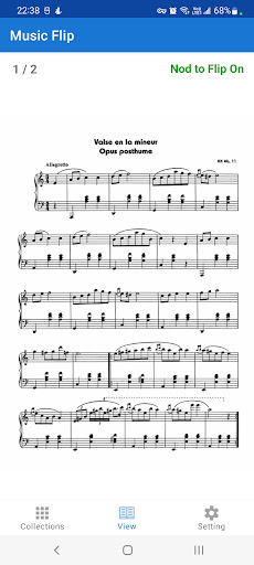 Android application Music Flip screenshort