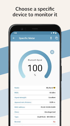 Bluetooth Signal Meter Screenshot