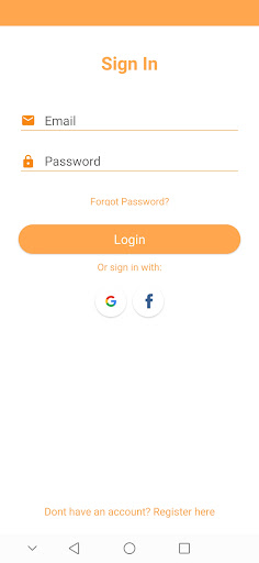 Android application Wimura Membership App screenshort