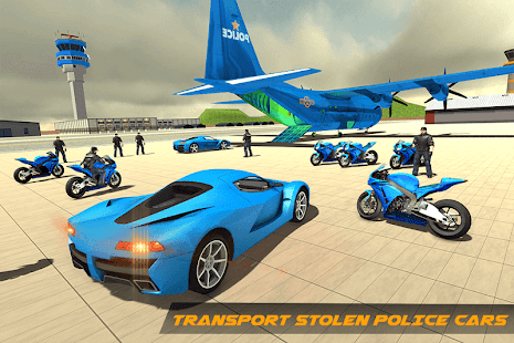 Police Car Transporter Plane u2013 Police Crime City 1.2 screenshots 11