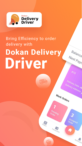 Android application Dokan Delivery Driver screenshort