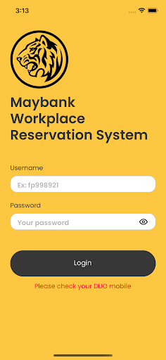 Android application WRS Maybank screenshort