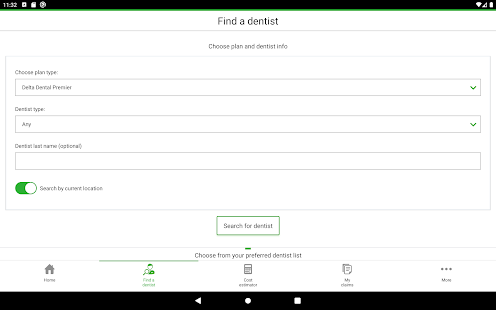 Delta Dental Mobile App Screenshot