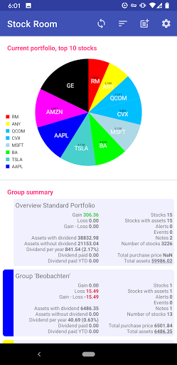 StockRoom Stock Market Screen 3