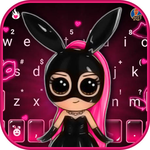Sexy Bunny Girl Keyboard Theme  Icon