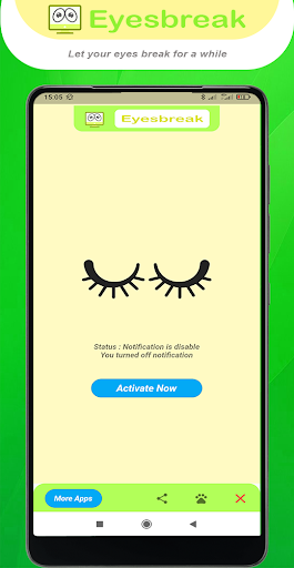 Eyesbreak Eye Rest Time Remind Screen 2