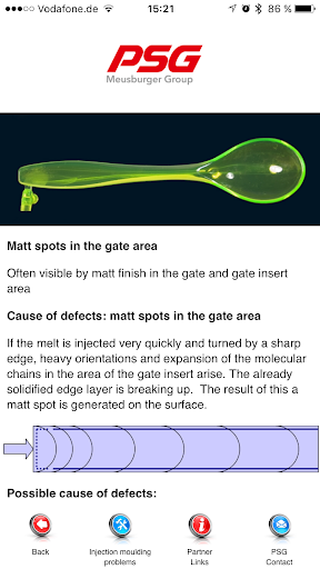 PSG-App Hot Runner Screen 3