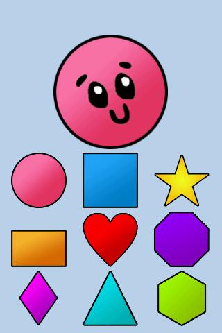 Android application Toddler Shapes Kids screenshort