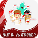 HUTRI 75 Stickers For WhatsApp per PC Windows