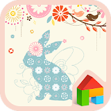 Flower rabbit Dodol Theme icon