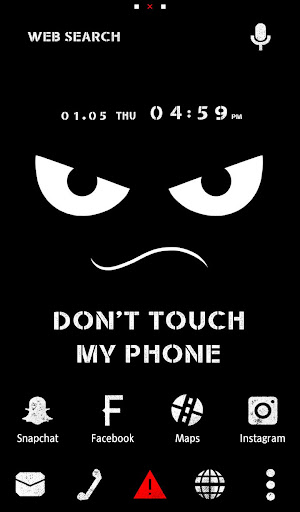 Android application Don't Touch My Phone +HOME screenshort