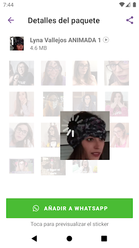 Stickers de Lyna para WhatsApp Screenshot 3 - AppWisp.com