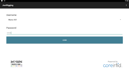 Android application Just Rigging & Inspections App screenshort