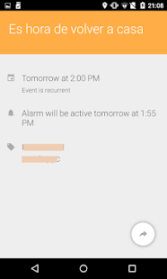 Events Notifier for Calendar Captura de tela