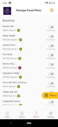 Merchant food@work Screen 3
