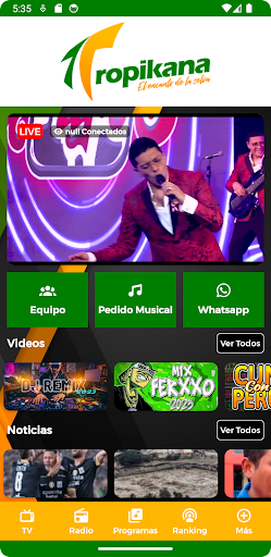 Tropikana Radio Tv Screen 2