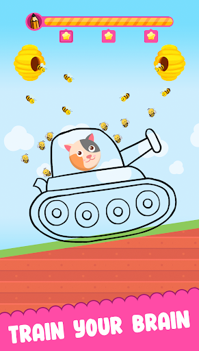 Doge Save - Dog and Bee Puzzle Screen 2
