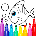 Learning & Coloring Game for Kids & Preschoolers