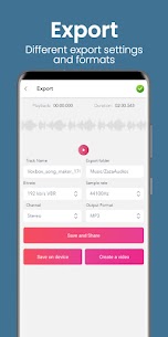 Editor audio professionale - APK MOD del mixer musicale (premium sbloccato) 3