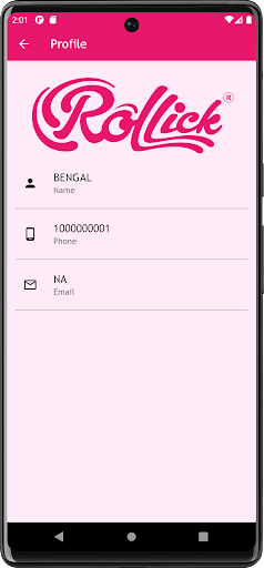ROLLICK SALES Screen 3
