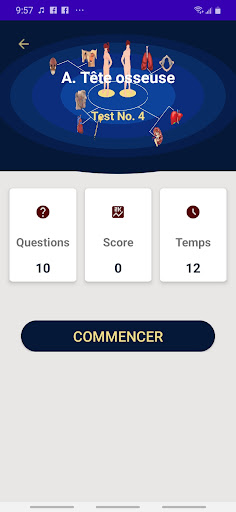 Android application Quiz Anatomie - KaminAnatomie screenshort