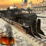 WW2 Army Train Driving War Shooting Train Games icon
