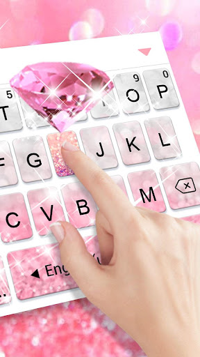 Glittering Pink Diamond Keyboa Screen 3