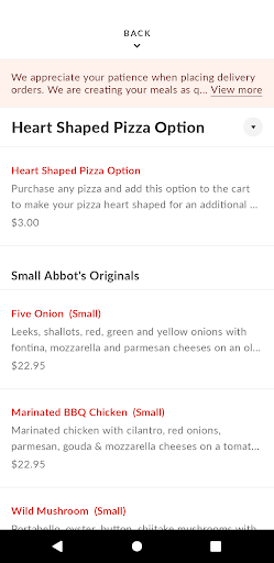 Abbot's Pizza Co. Screenshot 3 - AppWisp.com