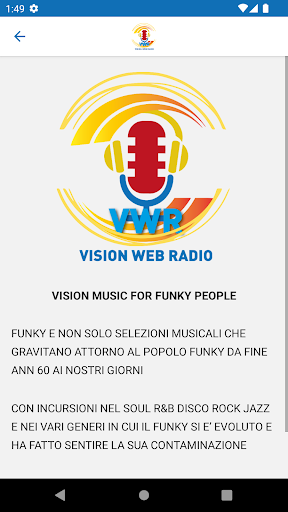 VWR Vision Web Radio Screen 3