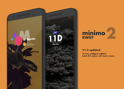 minimo-2 KWGT Ekran görüntüsü