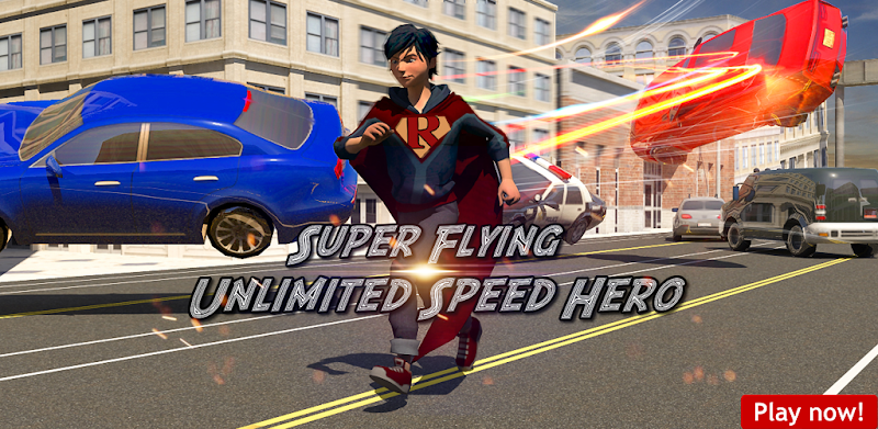 Super Speed Flying Hero Games