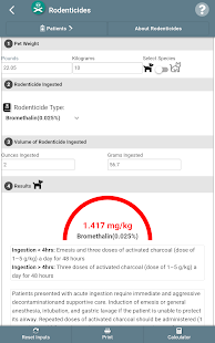 Vetcalculators Screenshot